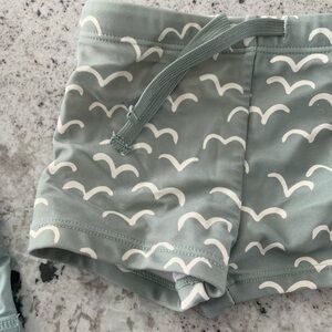 Rylee + Cru Swim Shorts and Rash-guard Set